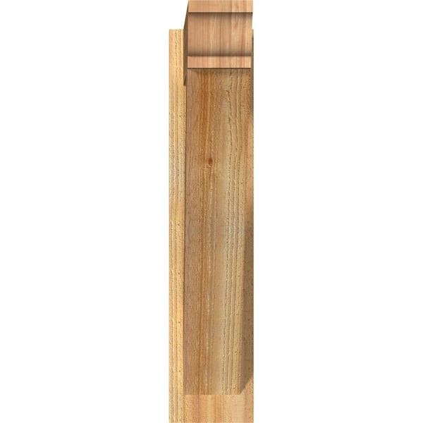 Traditional Rough Sawn Traditional Outlooker, Western Red Cedar, 6W X 24D X 28H